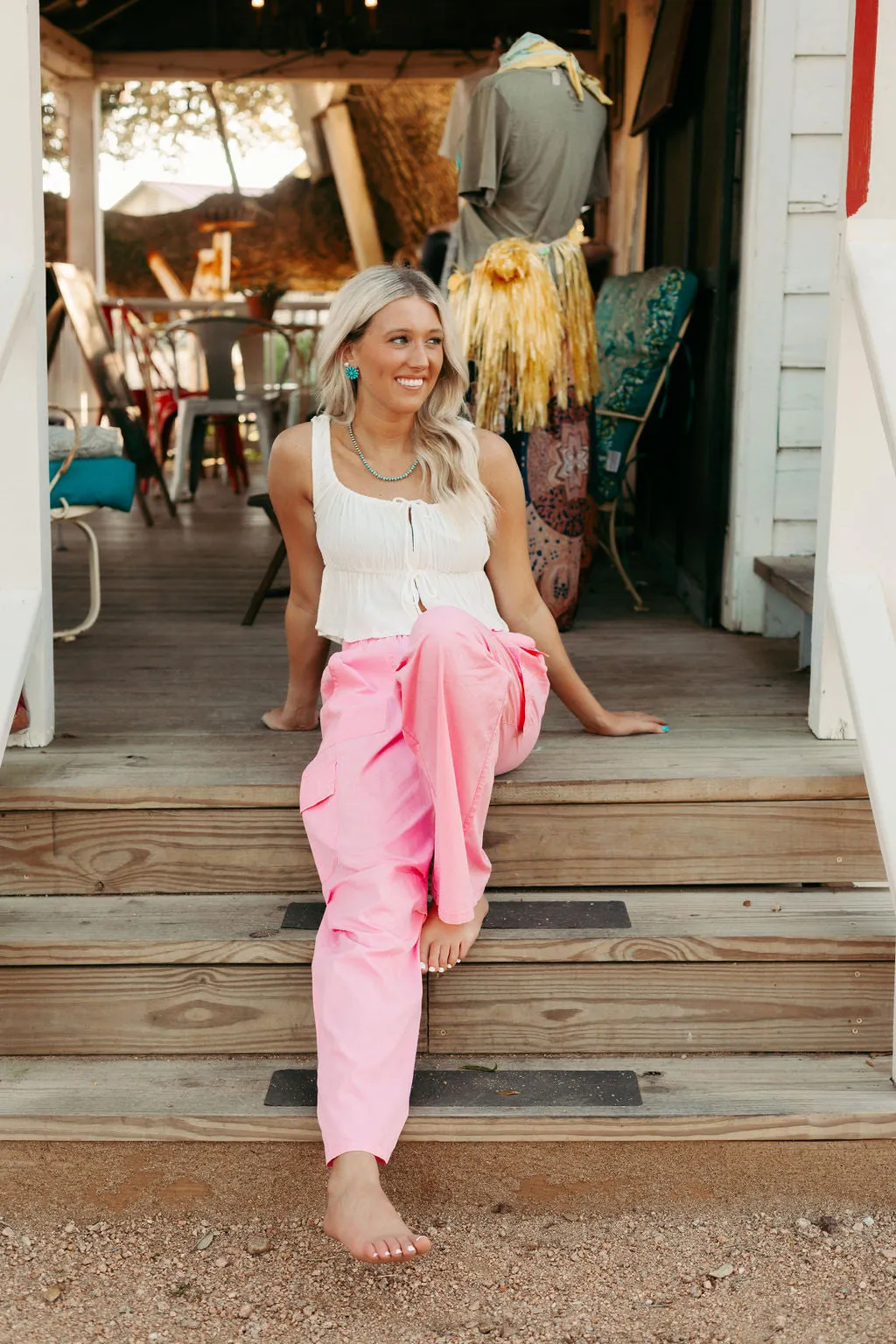 Baby Pink Street Pants