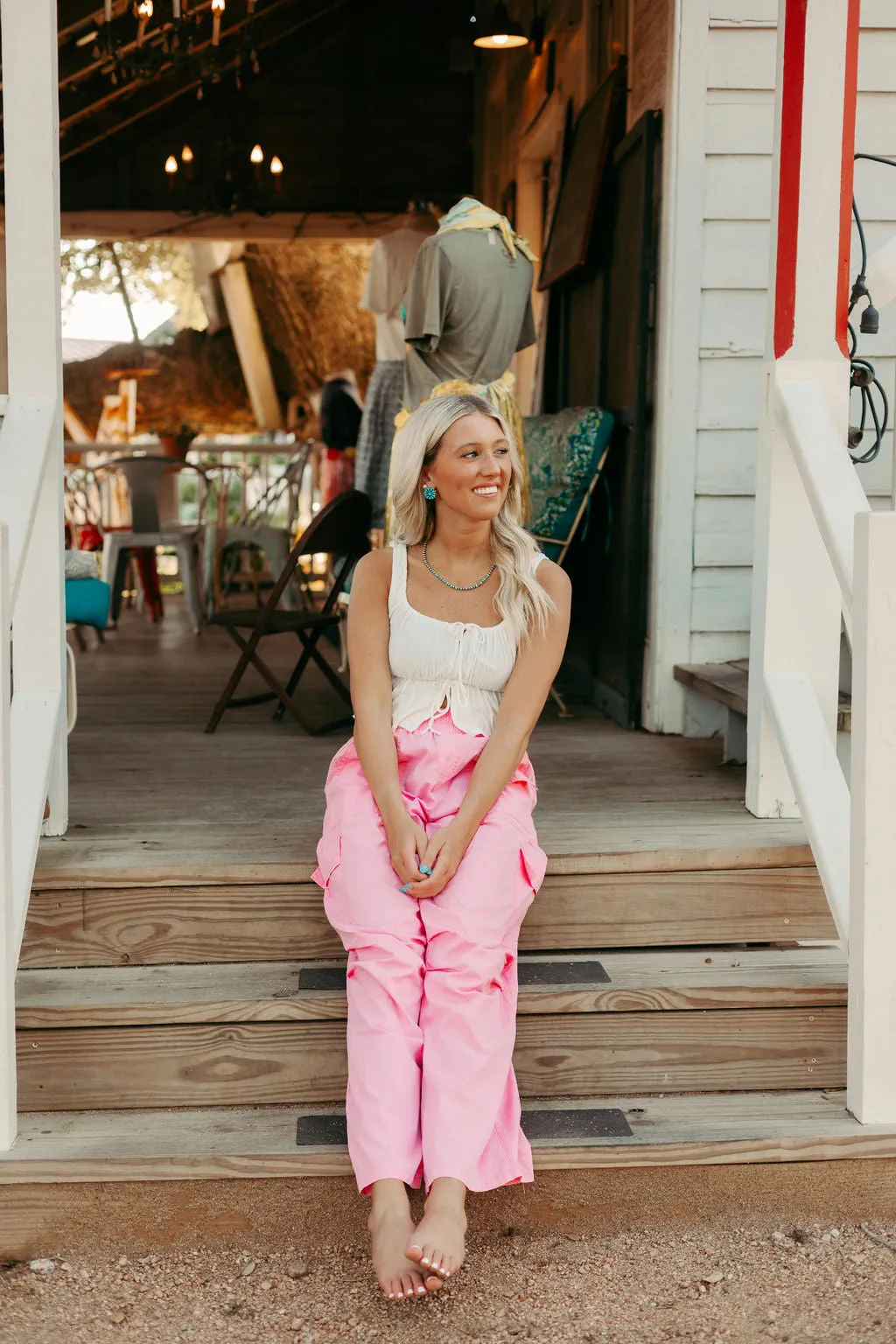 Baby Pink Street Pants
