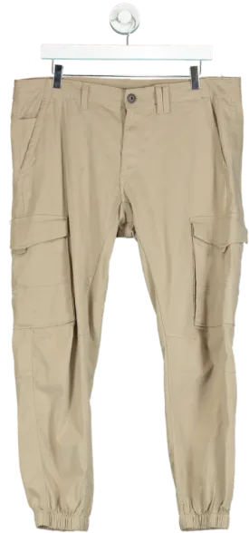 Jack & Jones Beige Cargo Pants W34