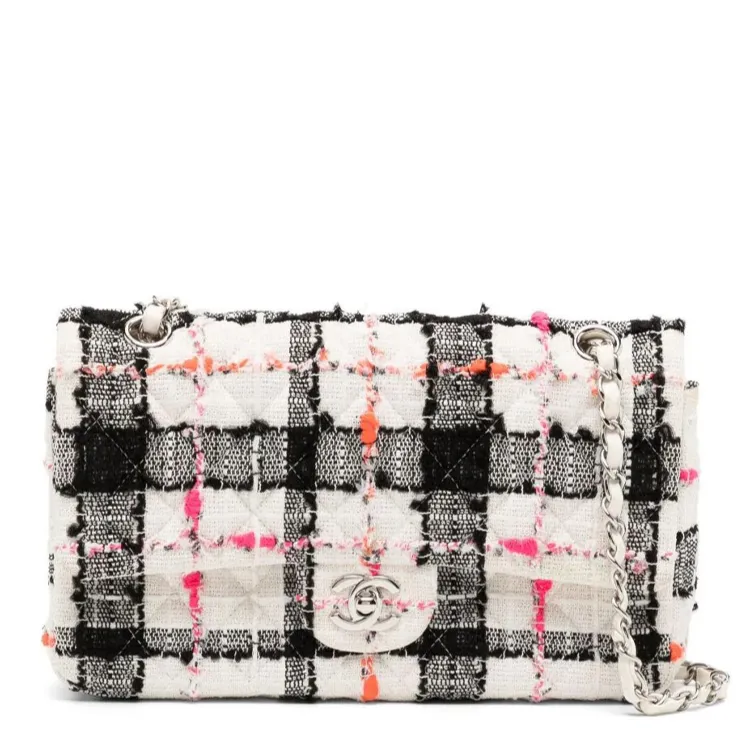 Medium Tweed Double Flap