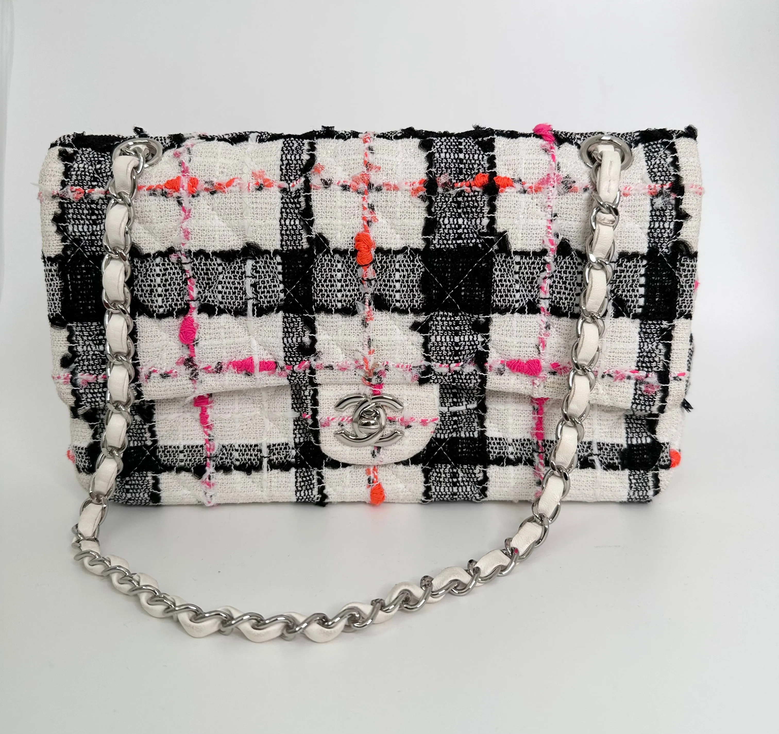 Medium Tweed Double Flap