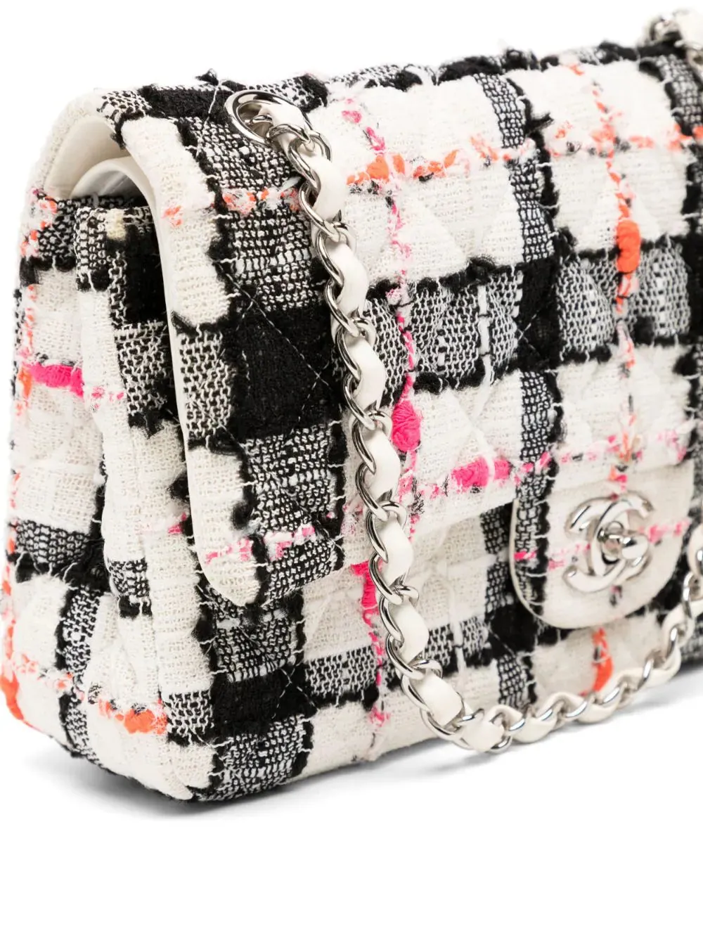 Medium Tweed Double Flap