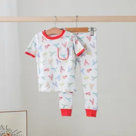 Nola Tawk - Colorful Claws Organic Cotton Pajama Set