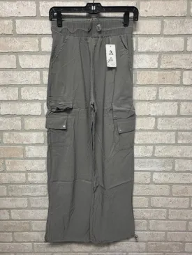 Pant - Cargo Pull String - Grey
