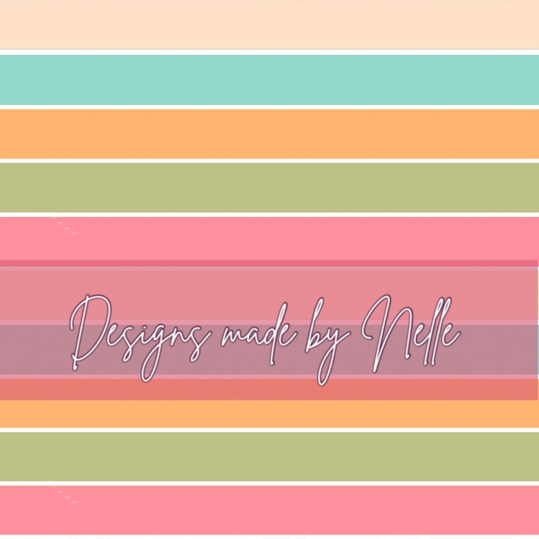 Peach Whales Stripes Coord