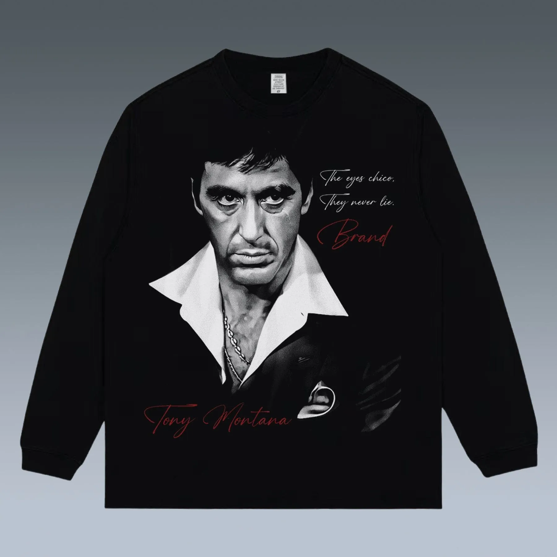 VINTAGE LONG SLEEVE TEE | TONY MONTANA