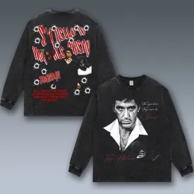 VINTAGE LONG SLEEVE TEE | TONY MONTANA