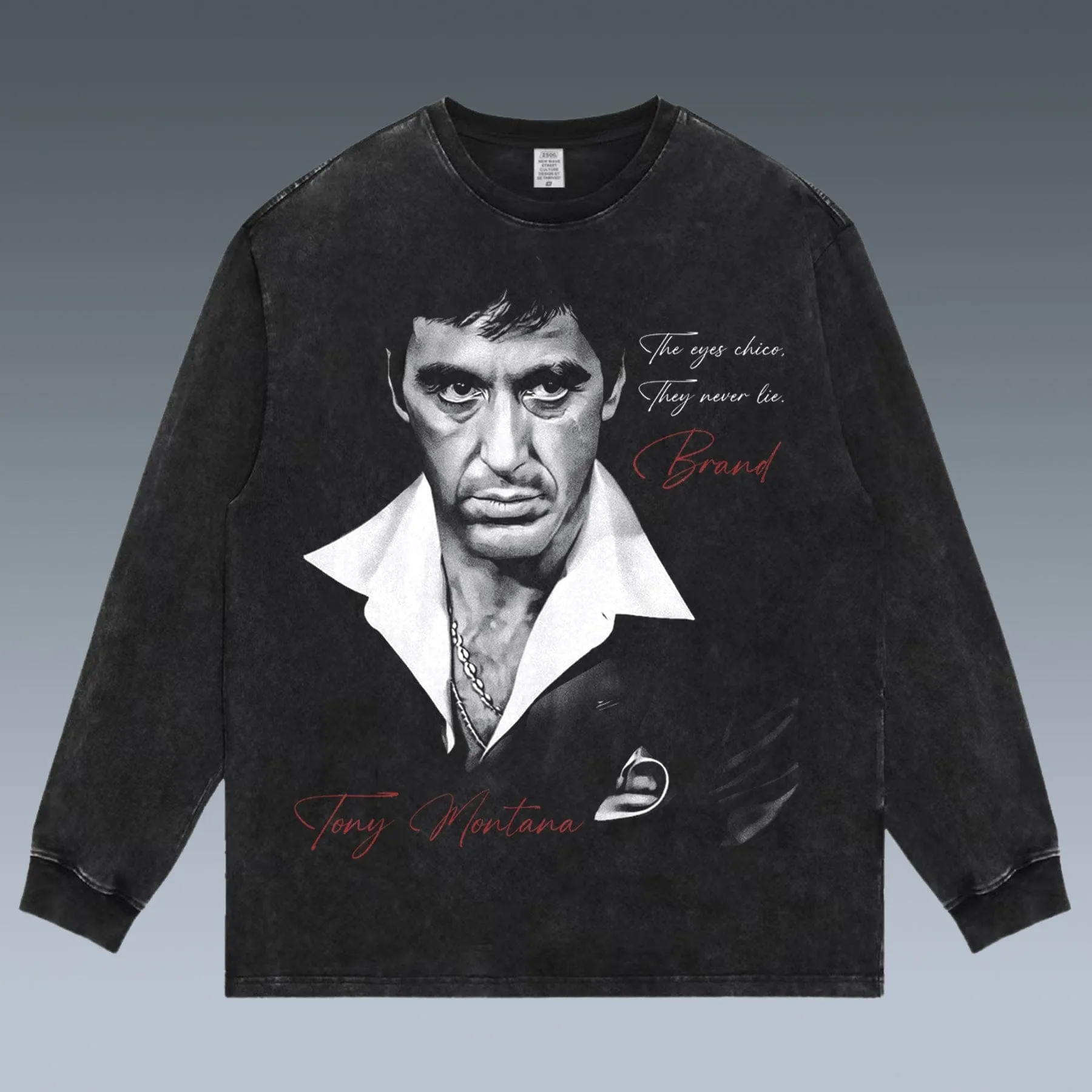 VINTAGE LONG SLEEVE TEE | TONY MONTANA