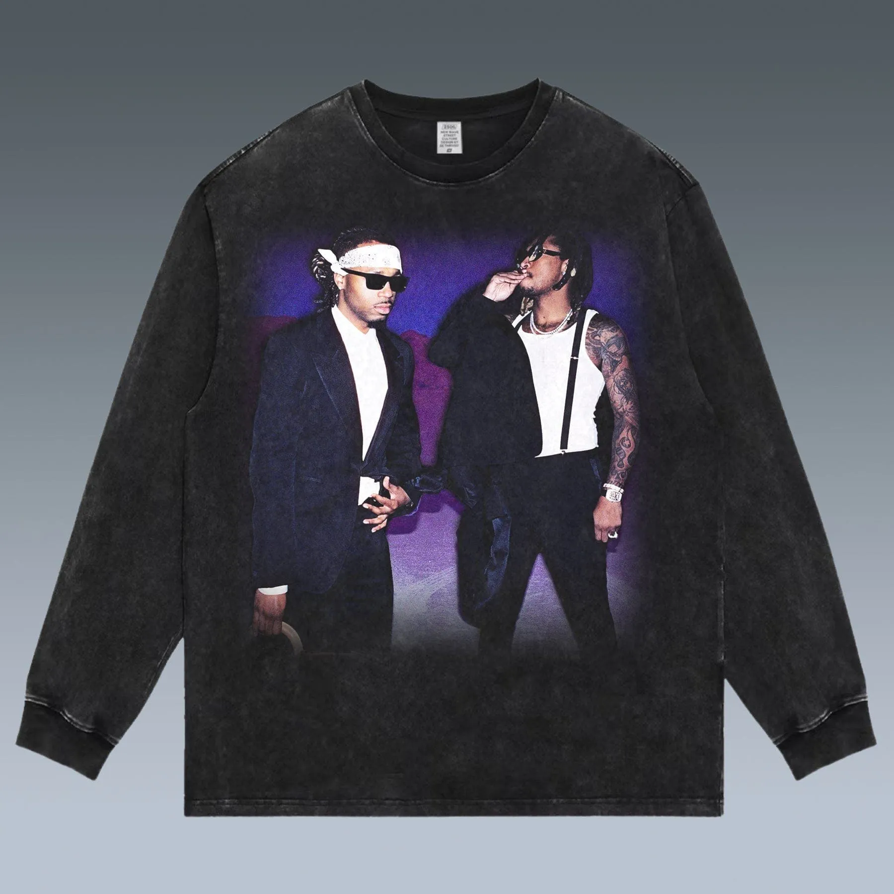 VINTAGE LONG SLEEVE TEE | WE STILL DON¡¯T TRUST YOU-FUTURE