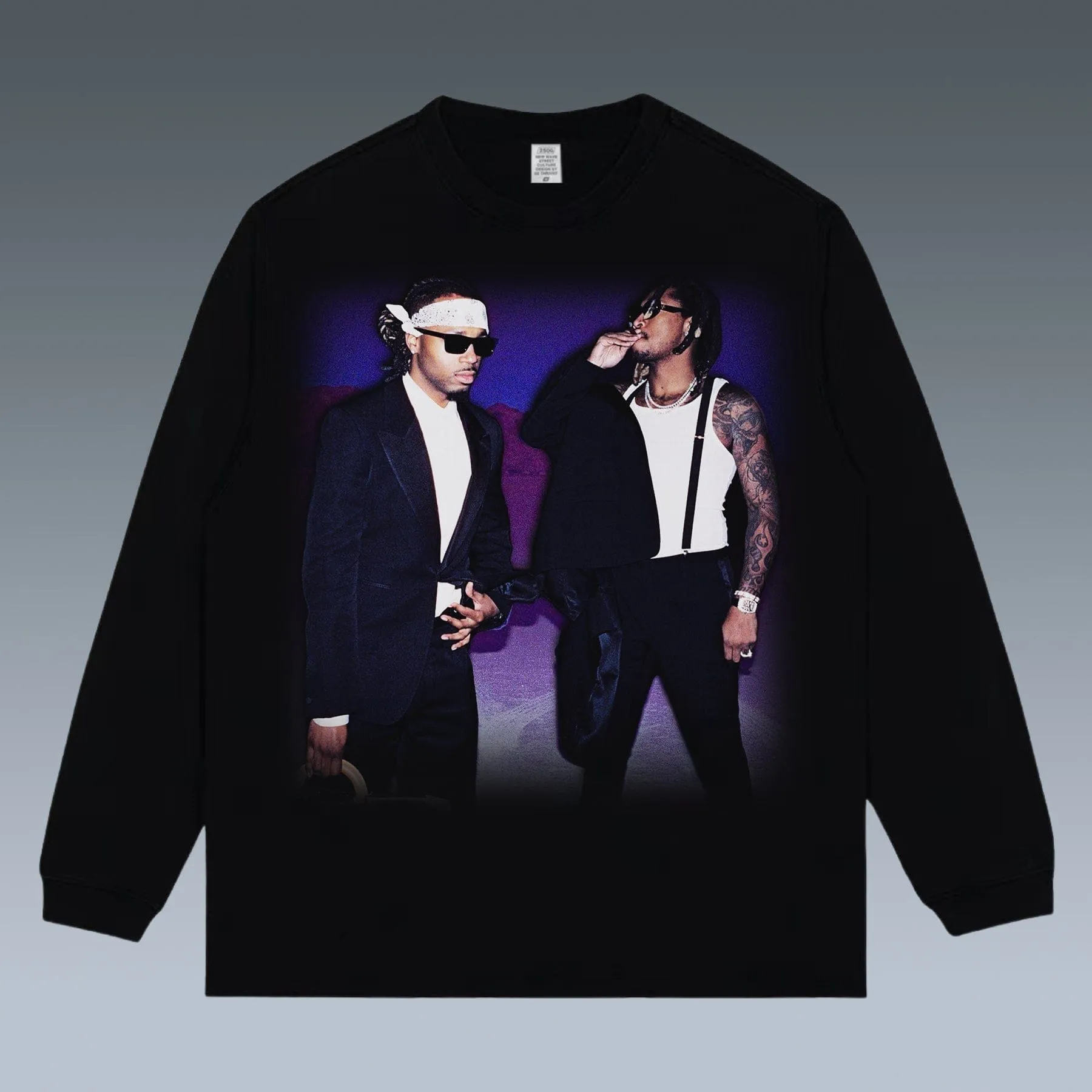 VINTAGE LONG SLEEVE TEE | WE STILL DON¡¯T TRUST YOU-FUTURE